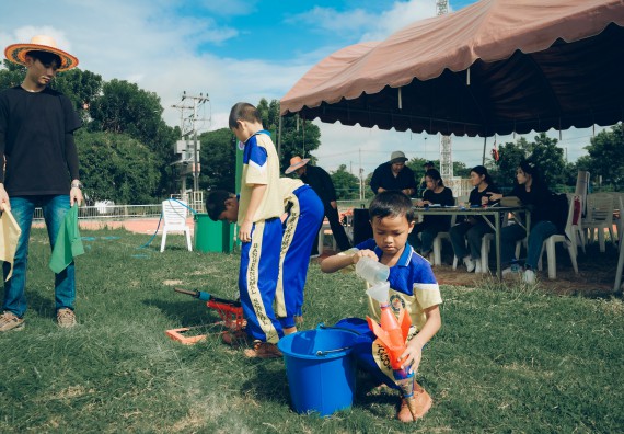 ภาพกิจกรรม  คณะวิทยาศาสตร์และเทคโนโลยี การแข่งขันจรวดขวดน้ำ งานสัปดาห์วิทยาศาสตร์แห่งชาติ ส่วนภูมิภาค ประจำปี 2567