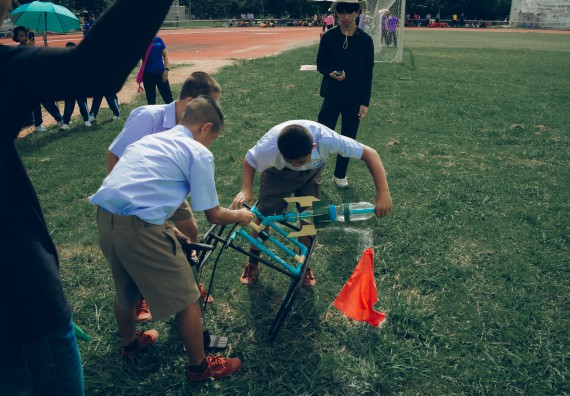 ภาพกิจกรรม  คณะวิทยาศาสตร์และเทคโนโลยี การแข่งขันจรวดขวดน้ำ งานสัปดาห์วิทยาศาสตร์แห่งชาติ ส่วนภูมิภาค ประจำปี 2567