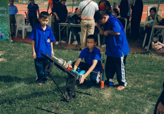 ภาพกิจกรรม  คณะวิทยาศาสตร์และเทคโนโลยี การแข่งขันจรวดขวดน้ำ งานสัปดาห์วิทยาศาสตร์แห่งชาติ ส่วนภูมิภาค ประจำปี 2567