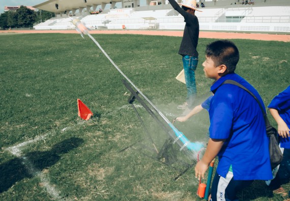 ภาพกิจกรรม  คณะวิทยาศาสตร์และเทคโนโลยี การแข่งขันจรวดขวดน้ำ งานสัปดาห์วิทยาศาสตร์แห่งชาติ ส่วนภูมิภาค ประจำปี 2567