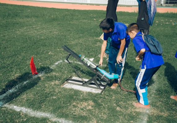 ภาพกิจกรรม  คณะวิทยาศาสตร์และเทคโนโลยี การแข่งขันจรวดขวดน้ำ งานสัปดาห์วิทยาศาสตร์แห่งชาติ ส่วนภูมิภาค ประจำปี 2567