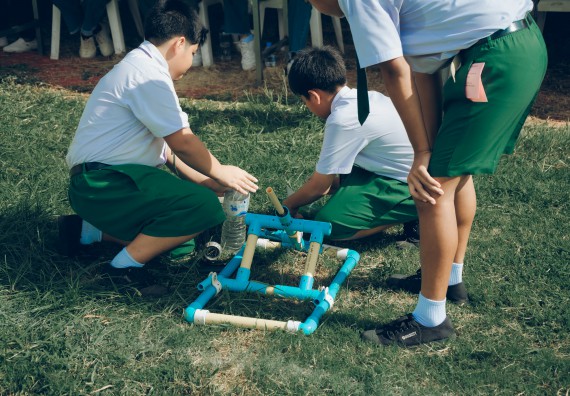 ภาพกิจกรรม  คณะวิทยาศาสตร์และเทคโนโลยี การแข่งขันจรวดขวดน้ำ งานสัปดาห์วิทยาศาสตร์แห่งชาติ ส่วนภูมิภาค ประจำปี 2567