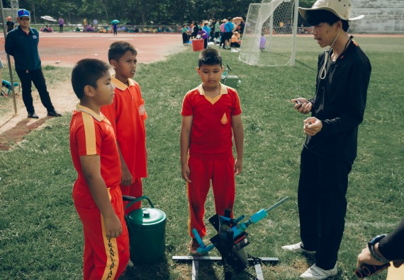 ภาพกิจกรรม  คณะวิทยาศาสตร์และเทคโนโลยี การแข่งขันจรวดขวดน้ำ งานสัปดาห์วิทยาศาสตร์แห่งชาติ ส่วนภูมิภาค ประจำปี 2567