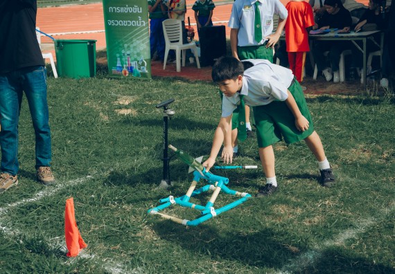 ภาพกิจกรรม  คณะวิทยาศาสตร์และเทคโนโลยี การแข่งขันจรวดขวดน้ำ งานสัปดาห์วิทยาศาสตร์แห่งชาติ ส่วนภูมิภาค ประจำปี 2567