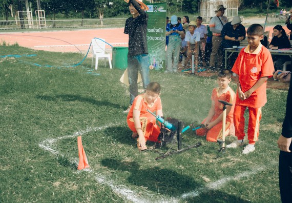 ภาพกิจกรรม  คณะวิทยาศาสตร์และเทคโนโลยี การแข่งขันจรวดขวดน้ำ งานสัปดาห์วิทยาศาสตร์แห่งชาติ ส่วนภูมิภาค ประจำปี 2567