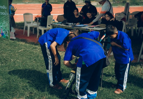 ภาพกิจกรรม  คณะวิทยาศาสตร์และเทคโนโลยี การแข่งขันจรวดขวดน้ำ งานสัปดาห์วิทยาศาสตร์แห่งชาติ ส่วนภูมิภาค ประจำปี 2567