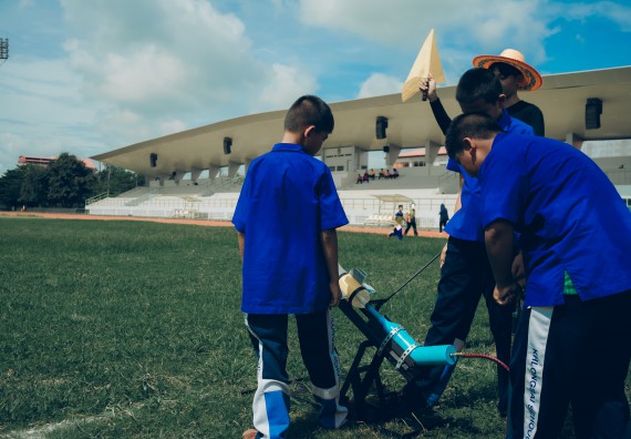 ภาพกิจกรรม  คณะวิทยาศาสตร์และเทคโนโลยี การแข่งขันจรวดขวดน้ำ งานสัปดาห์วิทยาศาสตร์แห่งชาติ ส่วนภูมิภาค ประจำปี 2567