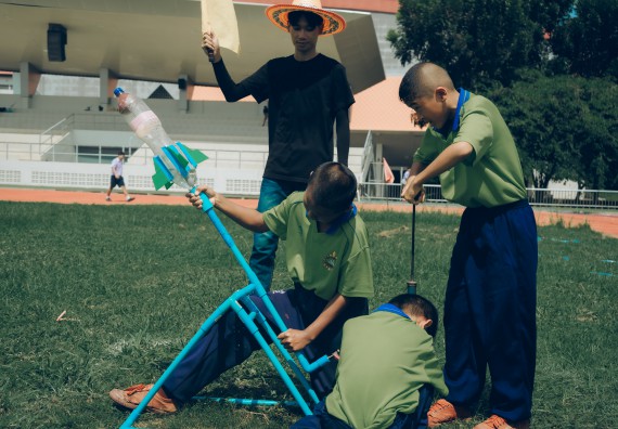 ภาพกิจกรรม  คณะวิทยาศาสตร์และเทคโนโลยี การแข่งขันจรวดขวดน้ำ งานสัปดาห์วิทยาศาสตร์แห่งชาติ ส่วนภูมิภาค ประจำปี 2567