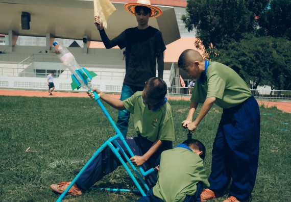 ภาพกิจกรรม  คณะวิทยาศาสตร์และเทคโนโลยี การแข่งขันจรวดขวดน้ำ งานสัปดาห์วิทยาศาสตร์แห่งชาติ ส่วนภูมิภาค ประจำปี 2567