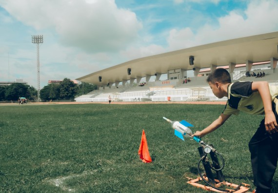 ภาพกิจกรรม  คณะวิทยาศาสตร์และเทคโนโลยี การแข่งขันจรวดขวดน้ำ งานสัปดาห์วิทยาศาสตร์แห่งชาติ ส่วนภูมิภาค ประจำปี 2567