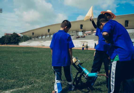ภาพกิจกรรม  คณะวิทยาศาสตร์และเทคโนโลยี การแข่งขันจรวดขวดน้ำ งานสัปดาห์วิทยาศาสตร์แห่งชาติ ส่วนภูมิภาค ประจำปี 2567