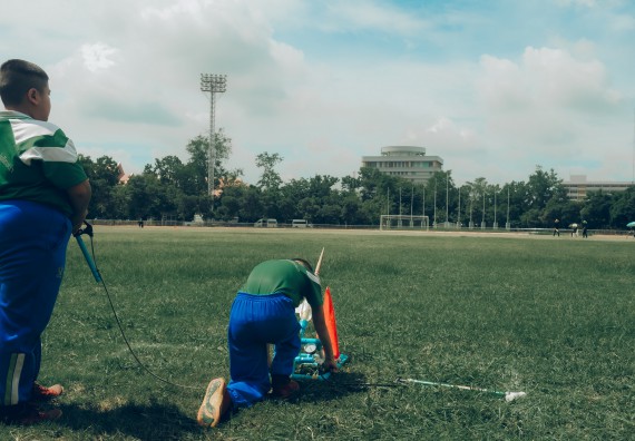 ภาพกิจกรรม  คณะวิทยาศาสตร์และเทคโนโลยี การแข่งขันจรวดขวดน้ำ งานสัปดาห์วิทยาศาสตร์แห่งชาติ ส่วนภูมิภาค ประจำปี 2567