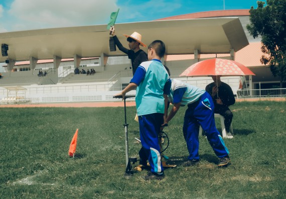 ภาพกิจกรรม  คณะวิทยาศาสตร์และเทคโนโลยี การแข่งขันจรวดขวดน้ำ งานสัปดาห์วิทยาศาสตร์แห่งชาติ ส่วนภูมิภาค ประจำปี 2567