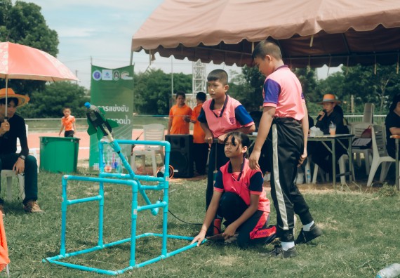 ภาพกิจกรรม  คณะวิทยาศาสตร์และเทคโนโลยี การแข่งขันจรวดขวดน้ำ งานสัปดาห์วิทยาศาสตร์แห่งชาติ ส่วนภูมิภาค ประจำปี 2567