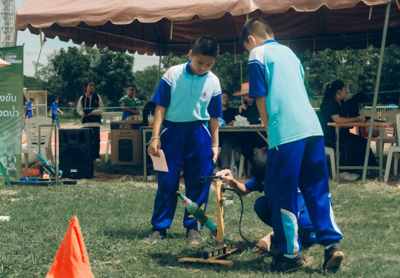 ภาพกิจกรรม  คณะวิทยาศาสตร์และเทคโนโลยี การแข่งขันจรวดขวดน้ำ งานสัปดาห์วิทยาศาสตร์แห่งชาติ ส่วนภูมิภาค ประจำปี 2567