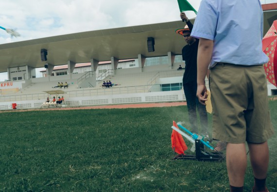 ภาพกิจกรรม  คณะวิทยาศาสตร์และเทคโนโลยี การแข่งขันจรวดขวดน้ำ งานสัปดาห์วิทยาศาสตร์แห่งชาติ ส่วนภูมิภาค ประจำปี 2567