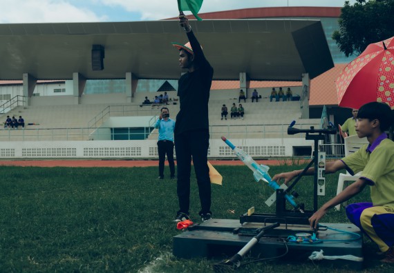 ภาพกิจกรรม  คณะวิทยาศาสตร์และเทคโนโลยี การแข่งขันจรวดขวดน้ำ งานสัปดาห์วิทยาศาสตร์แห่งชาติ ส่วนภูมิภาค ประจำปี 2567