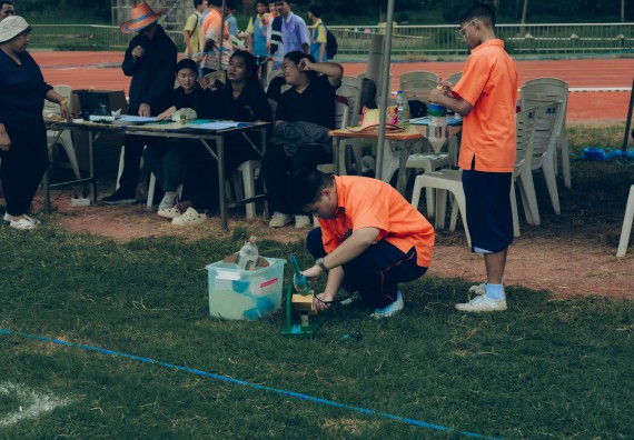 ภาพกิจกรรม  คณะวิทยาศาสตร์และเทคโนโลยี การแข่งขันจรวดขวดน้ำ งานสัปดาห์วิทยาศาสตร์แห่งชาติ ส่วนภูมิภาค ประจำปี 2567