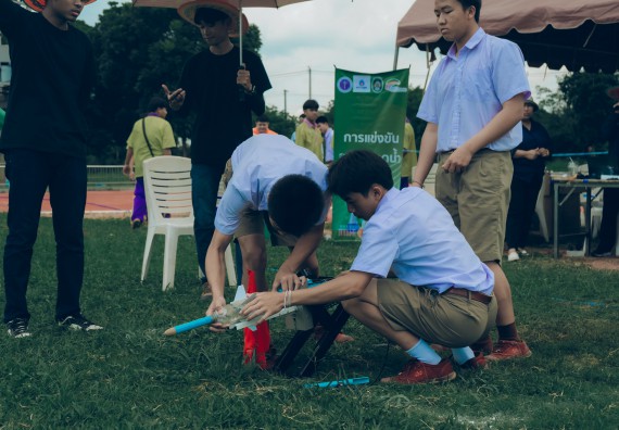 ภาพกิจกรรม  คณะวิทยาศาสตร์และเทคโนโลยี การแข่งขันจรวดขวดน้ำ งานสัปดาห์วิทยาศาสตร์แห่งชาติ ส่วนภูมิภาค ประจำปี 2567