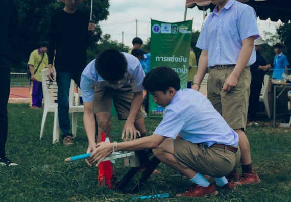 ภาพกิจกรรม  คณะวิทยาศาสตร์และเทคโนโลยี การแข่งขันจรวดขวดน้ำ งานสัปดาห์วิทยาศาสตร์แห่งชาติ ส่วนภูมิภาค ประจำปี 2567