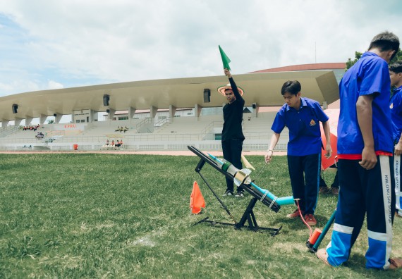 ภาพกิจกรรม  คณะวิทยาศาสตร์และเทคโนโลยี การแข่งขันจรวดขวดน้ำ งานสัปดาห์วิทยาศาสตร์แห่งชาติ ส่วนภูมิภาค ประจำปี 2567