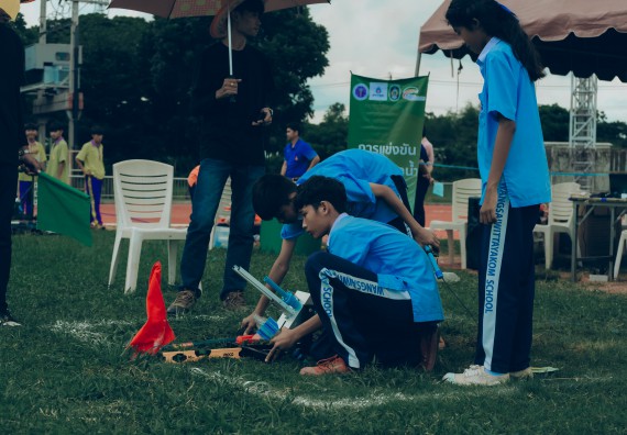 ภาพกิจกรรม  คณะวิทยาศาสตร์และเทคโนโลยี การแข่งขันจรวดขวดน้ำ งานสัปดาห์วิทยาศาสตร์แห่งชาติ ส่วนภูมิภาค ประจำปี 2567