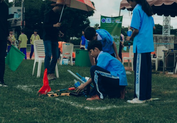 ภาพกิจกรรม  คณะวิทยาศาสตร์และเทคโนโลยี การแข่งขันจรวดขวดน้ำ งานสัปดาห์วิทยาศาสตร์แห่งชาติ ส่วนภูมิภาค ประจำปี 2567