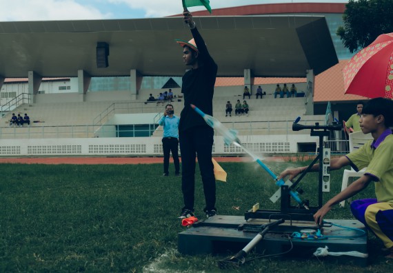 ภาพกิจกรรม  คณะวิทยาศาสตร์และเทคโนโลยี การแข่งขันจรวดขวดน้ำ งานสัปดาห์วิทยาศาสตร์แห่งชาติ ส่วนภูมิภาค ประจำปี 2567