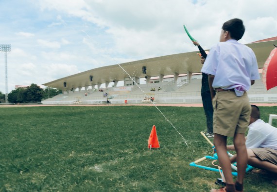 ภาพกิจกรรม  คณะวิทยาศาสตร์และเทคโนโลยี การแข่งขันจรวดขวดน้ำ งานสัปดาห์วิทยาศาสตร์แห่งชาติ ส่วนภูมิภาค ประจำปี 2567