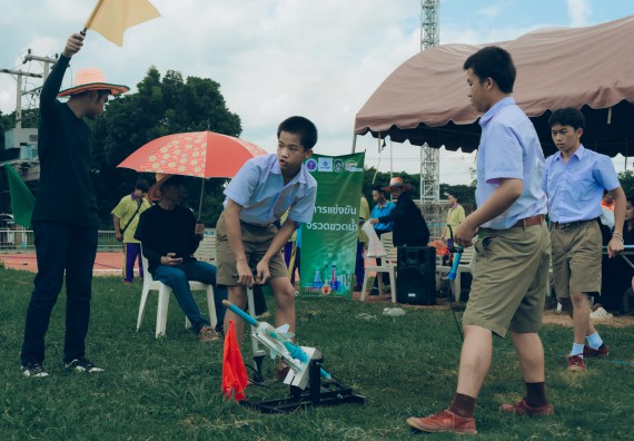 ภาพกิจกรรม  คณะวิทยาศาสตร์และเทคโนโลยี การแข่งขันจรวดขวดน้ำ งานสัปดาห์วิทยาศาสตร์แห่งชาติ ส่วนภูมิภาค ประจำปี 2567