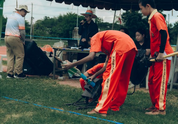 ภาพกิจกรรม  คณะวิทยาศาสตร์และเทคโนโลยี การแข่งขันจรวดขวดน้ำ งานสัปดาห์วิทยาศาสตร์แห่งชาติ ส่วนภูมิภาค ประจำปี 2567