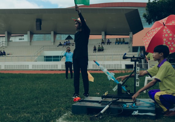 ภาพกิจกรรม  คณะวิทยาศาสตร์และเทคโนโลยี การแข่งขันจรวดขวดน้ำ งานสัปดาห์วิทยาศาสตร์แห่งชาติ ส่วนภูมิภาค ประจำปี 2567