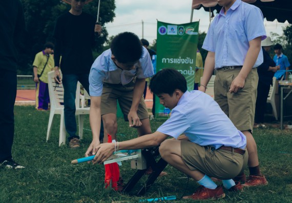 ภาพกิจกรรม  คณะวิทยาศาสตร์และเทคโนโลยี การแข่งขันจรวดขวดน้ำ งานสัปดาห์วิทยาศาสตร์แห่งชาติ ส่วนภูมิภาค ประจำปี 2567