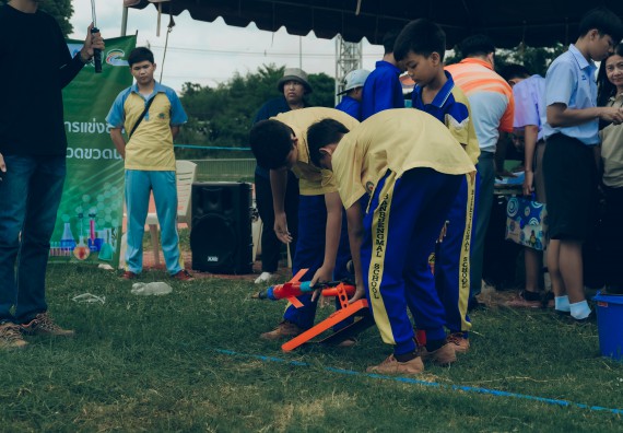 ภาพกิจกรรม  คณะวิทยาศาสตร์และเทคโนโลยี การแข่งขันจรวดขวดน้ำ งานสัปดาห์วิทยาศาสตร์แห่งชาติ ส่วนภูมิภาค ประจำปี 2567