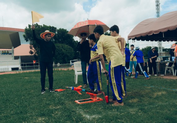 ภาพกิจกรรม  คณะวิทยาศาสตร์และเทคโนโลยี การแข่งขันจรวดขวดน้ำ งานสัปดาห์วิทยาศาสตร์แห่งชาติ ส่วนภูมิภาค ประจำปี 2567