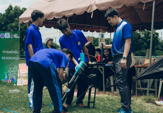 ภาพกิจกรรม  คณะวิทยาศาสตร์และเทคโนโลยี การแข่งขันจรวดขวดน้ำ งานสัปดาห์วิทยาศาสตร์แห่งชาติ ส่วนภูมิภาค ประจำปี 2567