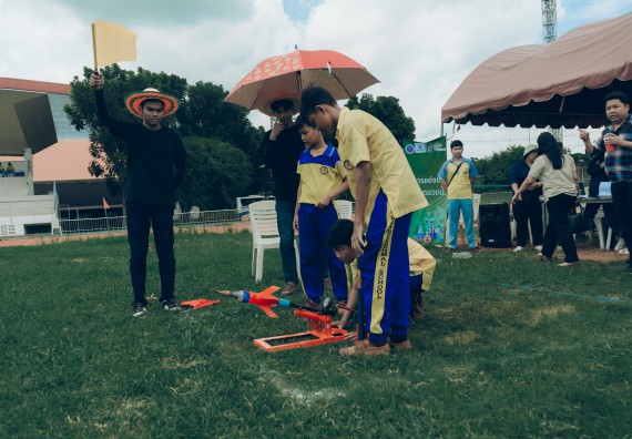 ภาพกิจกรรม  คณะวิทยาศาสตร์และเทคโนโลยี การแข่งขันจรวดขวดน้ำ งานสัปดาห์วิทยาศาสตร์แห่งชาติ ส่วนภูมิภาค ประจำปี 2567