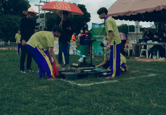 ภาพกิจกรรม  คณะวิทยาศาสตร์และเทคโนโลยี การแข่งขันจรวดขวดน้ำ งานสัปดาห์วิทยาศาสตร์แห่งชาติ ส่วนภูมิภาค ประจำปี 2567