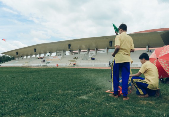 ภาพกิจกรรม  คณะวิทยาศาสตร์และเทคโนโลยี การแข่งขันจรวดขวดน้ำ งานสัปดาห์วิทยาศาสตร์แห่งชาติ ส่วนภูมิภาค ประจำปี 2567