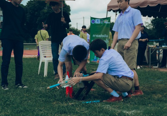 ภาพกิจกรรม  คณะวิทยาศาสตร์และเทคโนโลยี การแข่งขันจรวดขวดน้ำ งานสัปดาห์วิทยาศาสตร์แห่งชาติ ส่วนภูมิภาค ประจำปี 2567