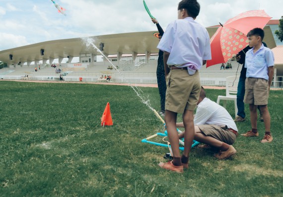 ภาพกิจกรรม  คณะวิทยาศาสตร์และเทคโนโลยี การแข่งขันจรวดขวดน้ำ งานสัปดาห์วิทยาศาสตร์แห่งชาติ ส่วนภูมิภาค ประจำปี 2567