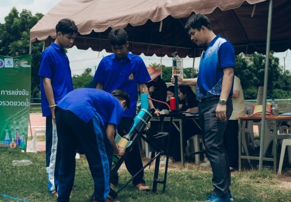 ภาพกิจกรรม  คณะวิทยาศาสตร์และเทคโนโลยี การแข่งขันจรวดขวดน้ำ งานสัปดาห์วิทยาศาสตร์แห่งชาติ ส่วนภูมิภาค ประจำปี 2567