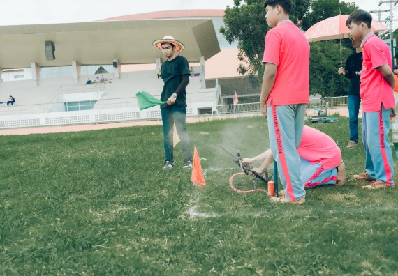 ภาพกิจกรรม  คณะวิทยาศาสตร์และเทคโนโลยี การแข่งขันจรวดขวดน้ำ งานสัปดาห์วิทยาศาสตร์แห่งชาติ ส่วนภูมิภาค ประจำปี 2567