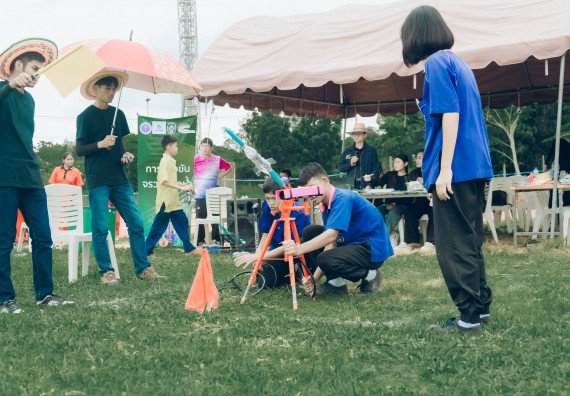 ภาพกิจกรรม  คณะวิทยาศาสตร์และเทคโนโลยี การแข่งขันจรวดขวดน้ำ งานสัปดาห์วิทยาศาสตร์แห่งชาติ ส่วนภูมิภาค ประจำปี 2567