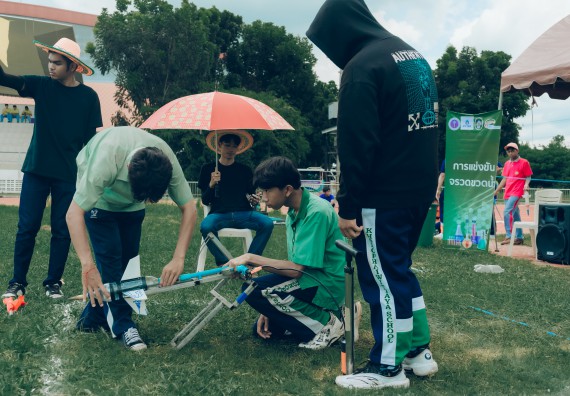 ภาพกิจกรรม  คณะวิทยาศาสตร์และเทคโนโลยี การแข่งขันจรวดขวดน้ำ งานสัปดาห์วิทยาศาสตร์แห่งชาติ ส่วนภูมิภาค ประจำปี 2567