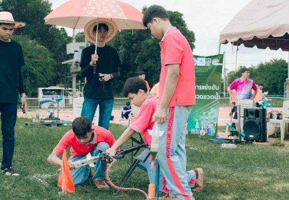 ภาพกิจกรรม  คณะวิทยาศาสตร์และเทคโนโลยี การแข่งขันจรวดขวดน้ำ งานสัปดาห์วิทยาศาสตร์แห่งชาติ ส่วนภูมิภาค ประจำปี 2567