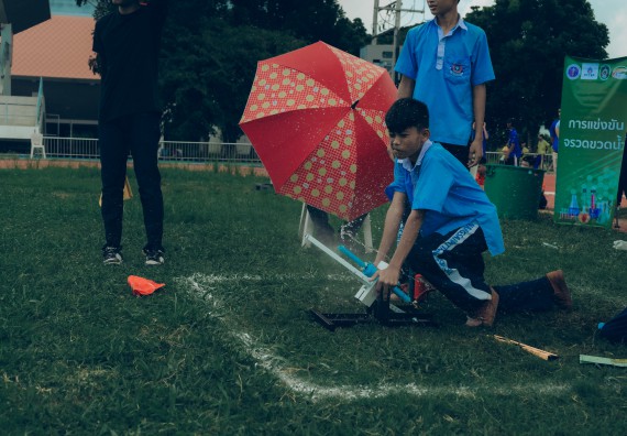 ภาพกิจกรรม  คณะวิทยาศาสตร์และเทคโนโลยี การแข่งขันจรวดขวดน้ำ งานสัปดาห์วิทยาศาสตร์แห่งชาติ ส่วนภูมิภาค ประจำปี 2567