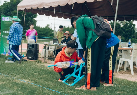 ภาพกิจกรรม  คณะวิทยาศาสตร์และเทคโนโลยี การแข่งขันจรวดขวดน้ำ งานสัปดาห์วิทยาศาสตร์แห่งชาติ ส่วนภูมิภาค ประจำปี 2567