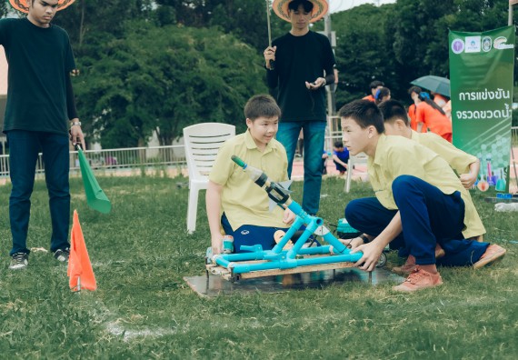 ภาพกิจกรรม  คณะวิทยาศาสตร์และเทคโนโลยี การแข่งขันจรวดขวดน้ำ งานสัปดาห์วิทยาศาสตร์แห่งชาติ ส่วนภูมิภาค ประจำปี 2567