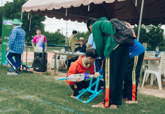 ภาพกิจกรรม  คณะวิทยาศาสตร์และเทคโนโลยี การแข่งขันจรวดขวดน้ำ งานสัปดาห์วิทยาศาสตร์แห่งชาติ ส่วนภูมิภาค ประจำปี 2567